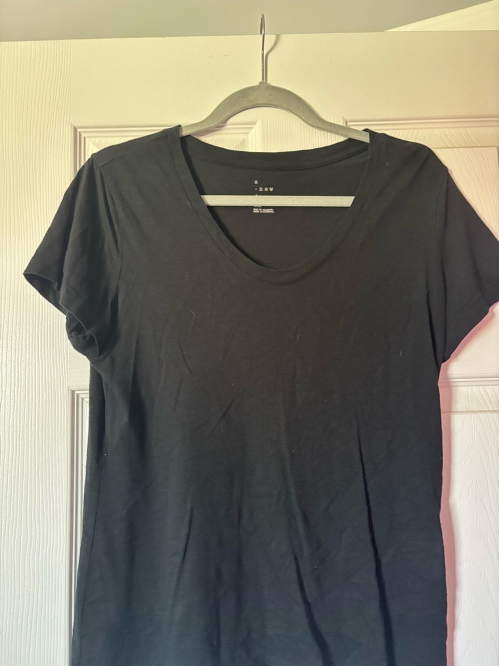 a new day Black V‑Neck Short Sleeve Tee